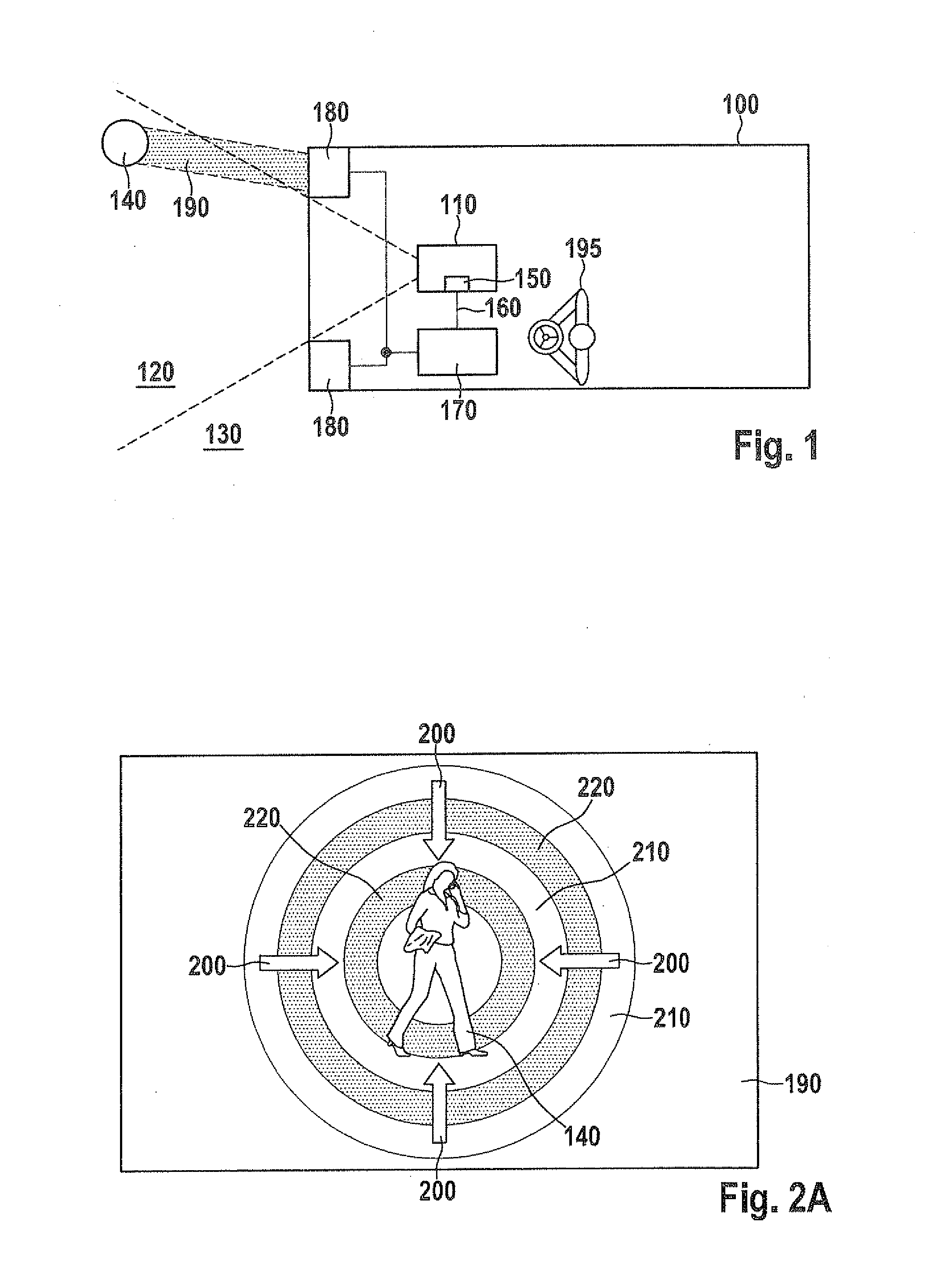 Method and device for changing a light emission of at least one headlight of a vehicle