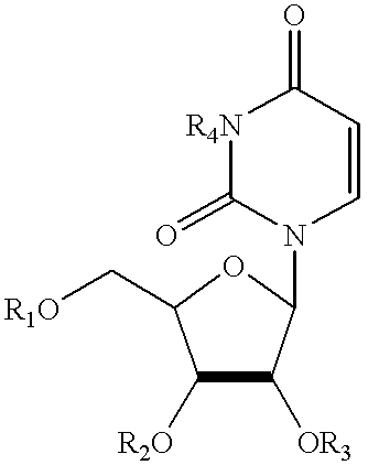 Treatment of chemotherapeutic agent and antiviral agent toxicity with acylated pyrimidine nucleosides