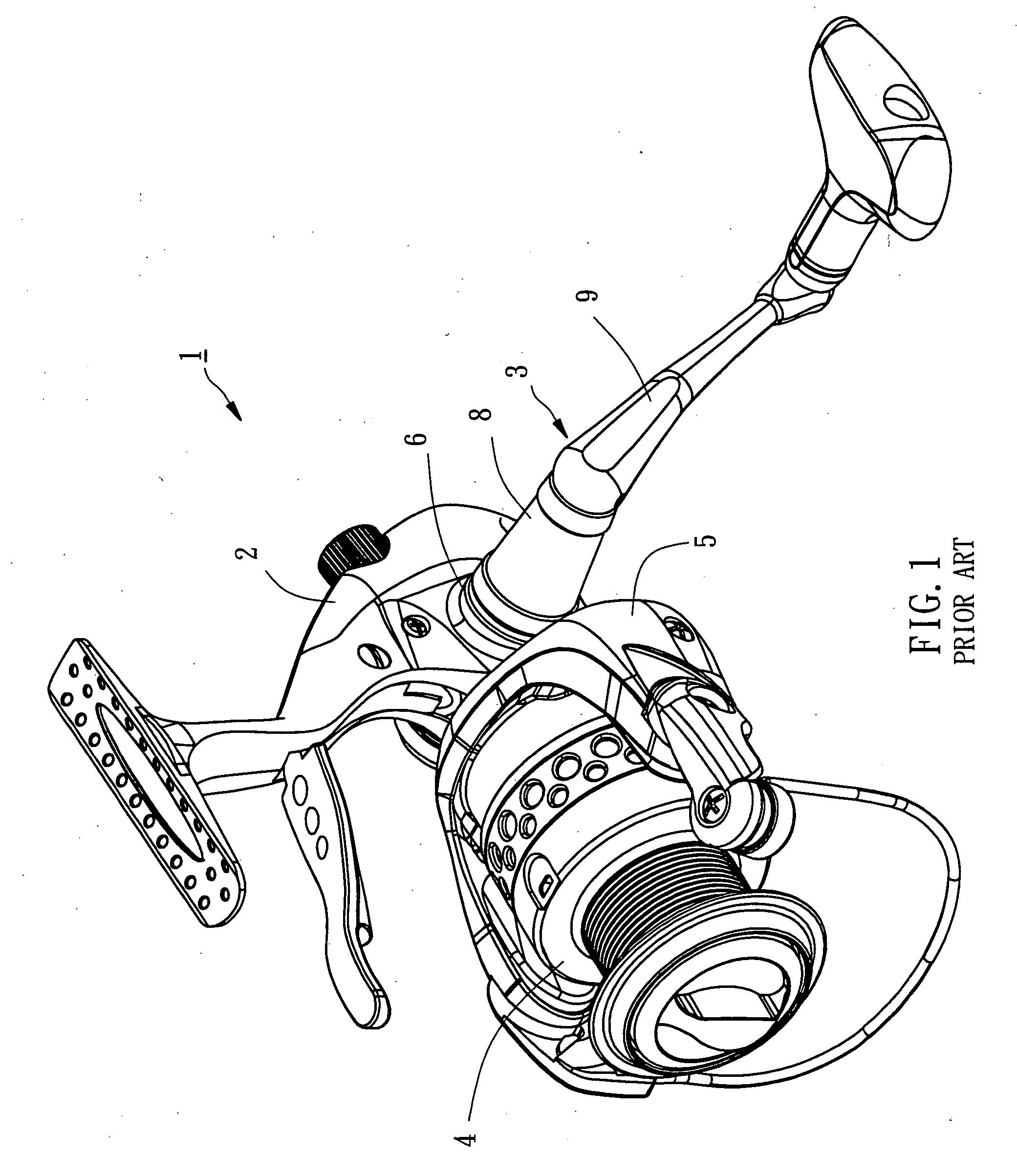 Crank handle for spinning reel