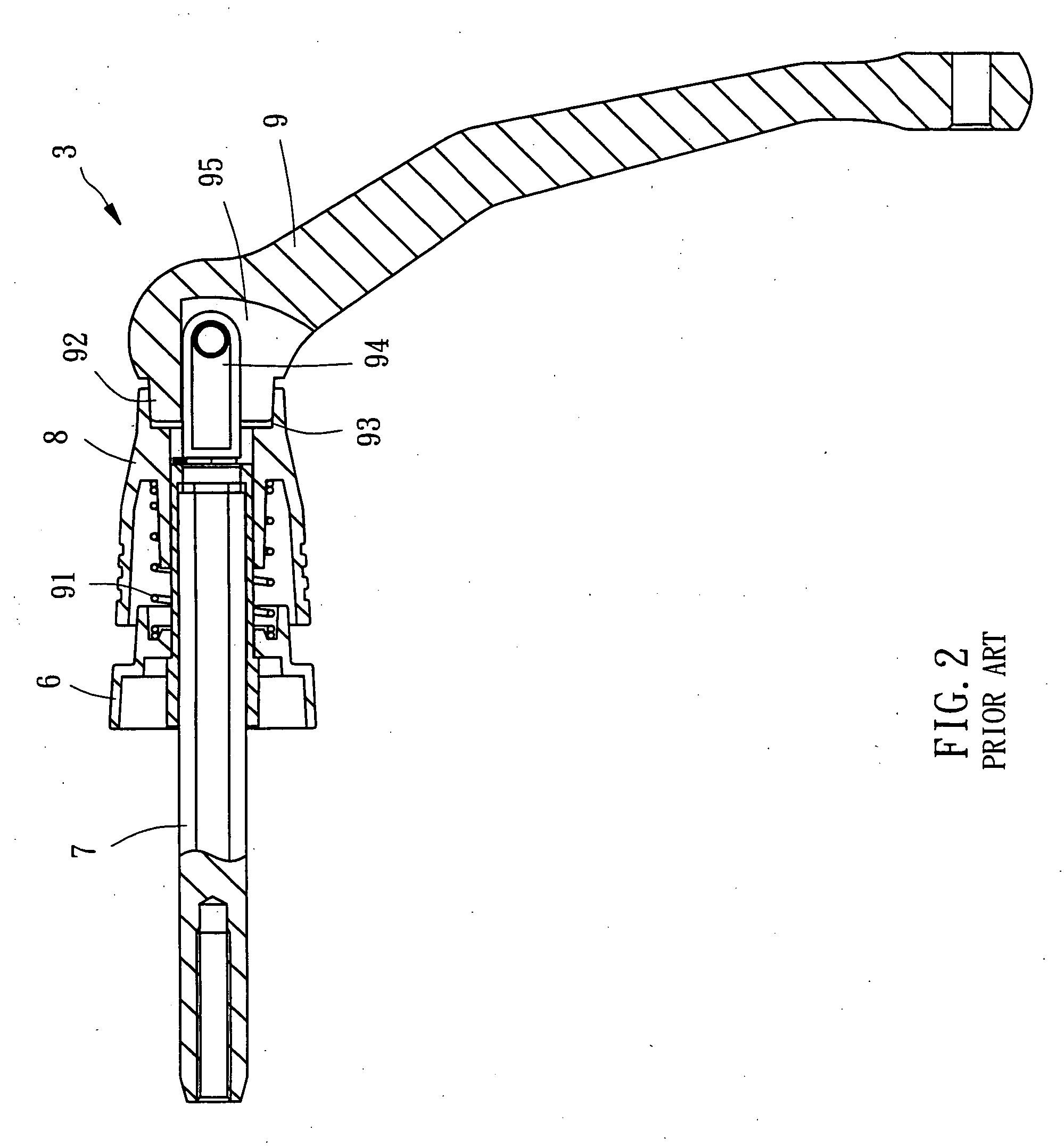 Crank handle for spinning reel