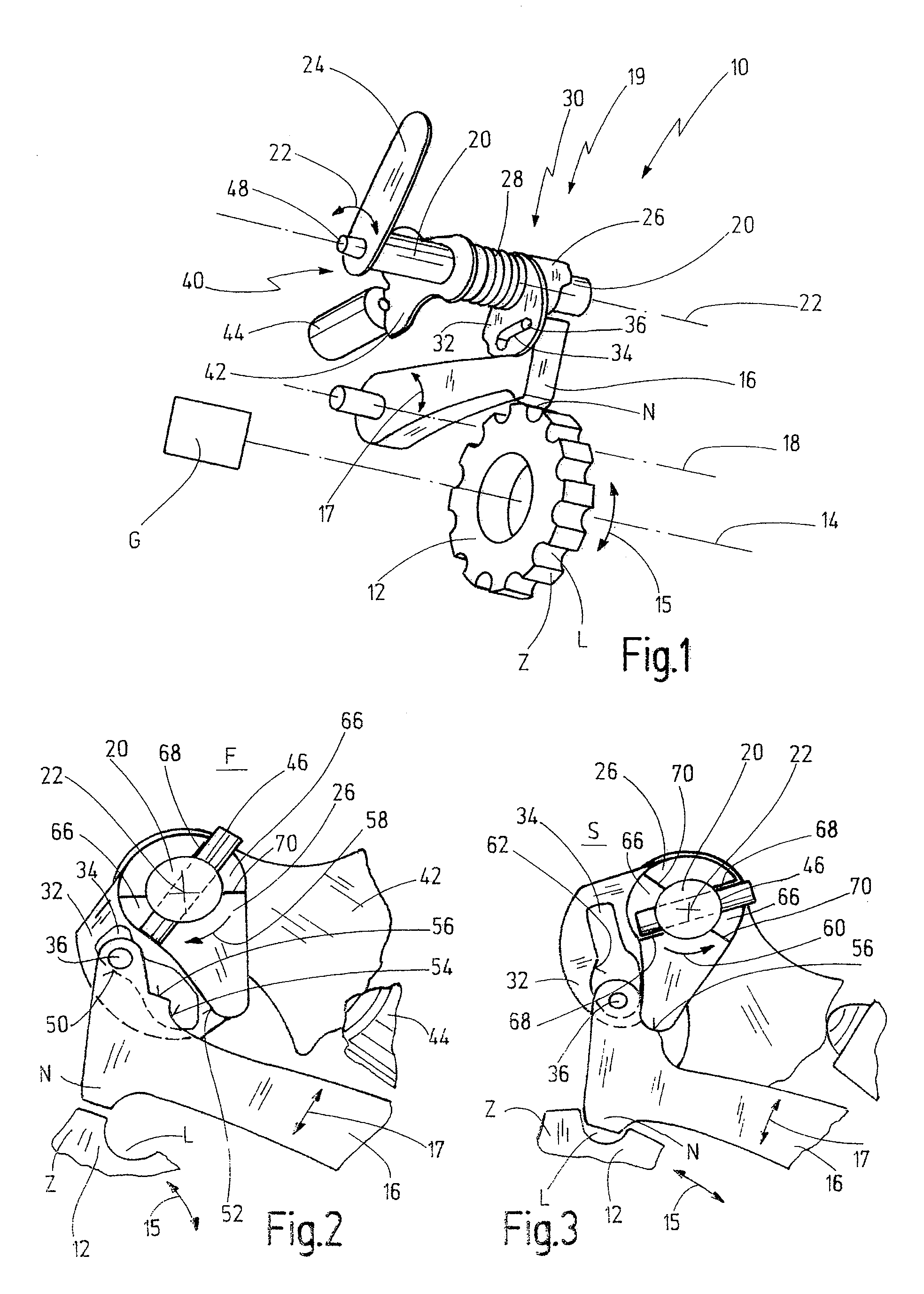 Parking lock arrangement