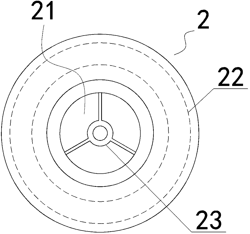 Galvanostat with mother valve and child valve