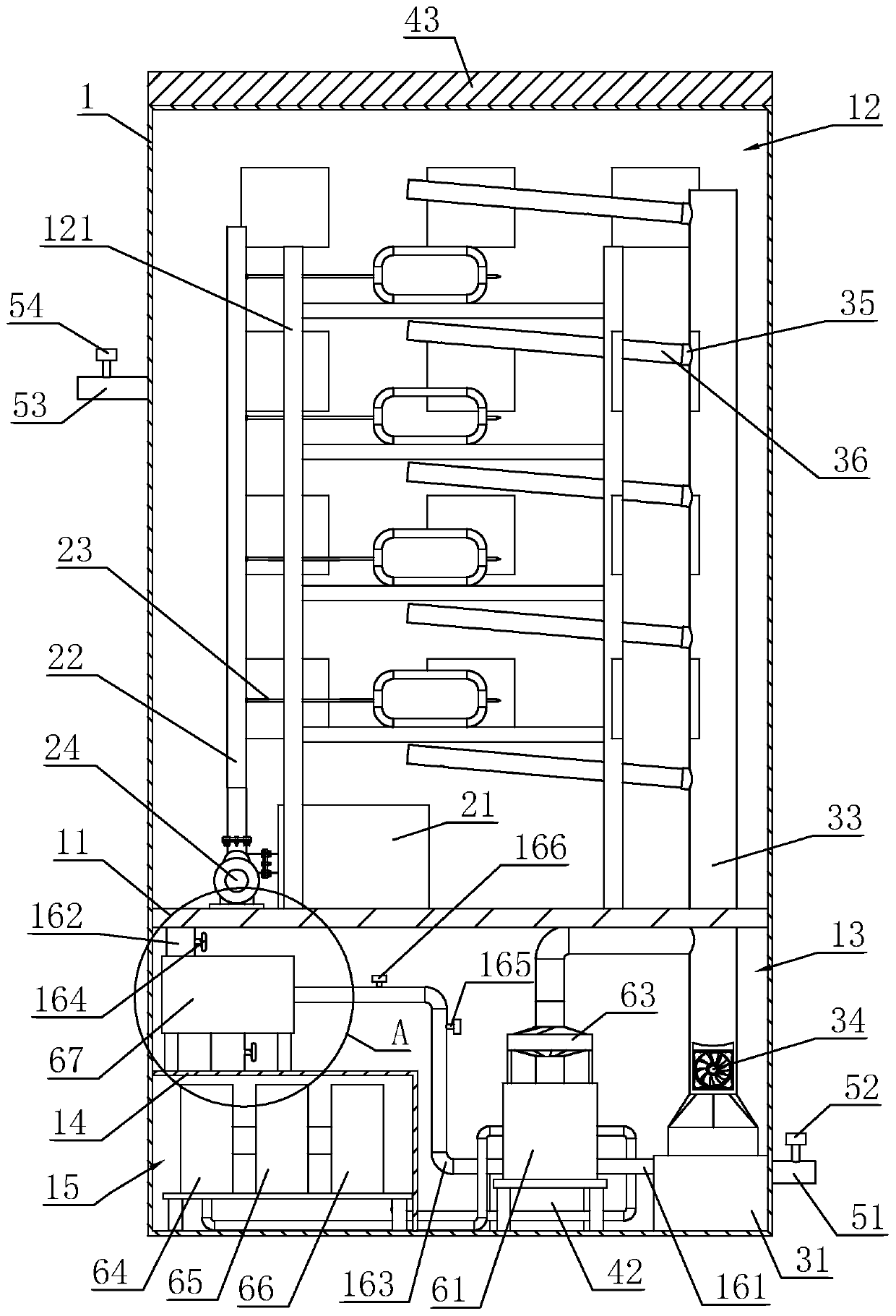 a plant growth chamber