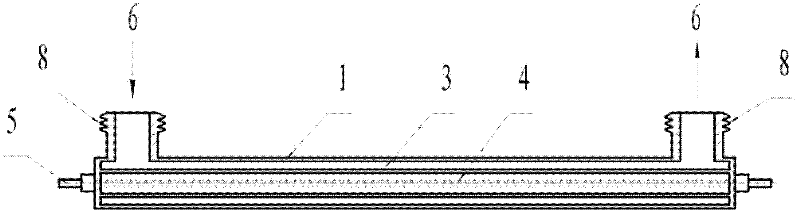 High-temperature radiation temperature enhancement device of quartz lamp used for guided missile thermal test