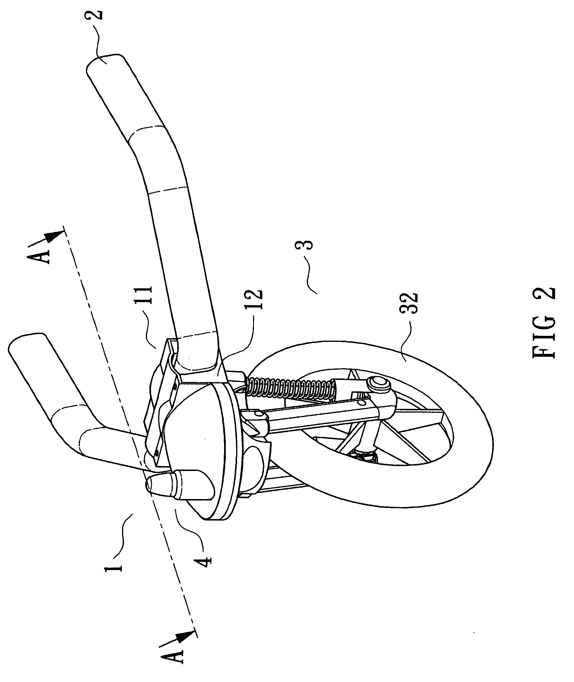 Direction-limiting device for stroller