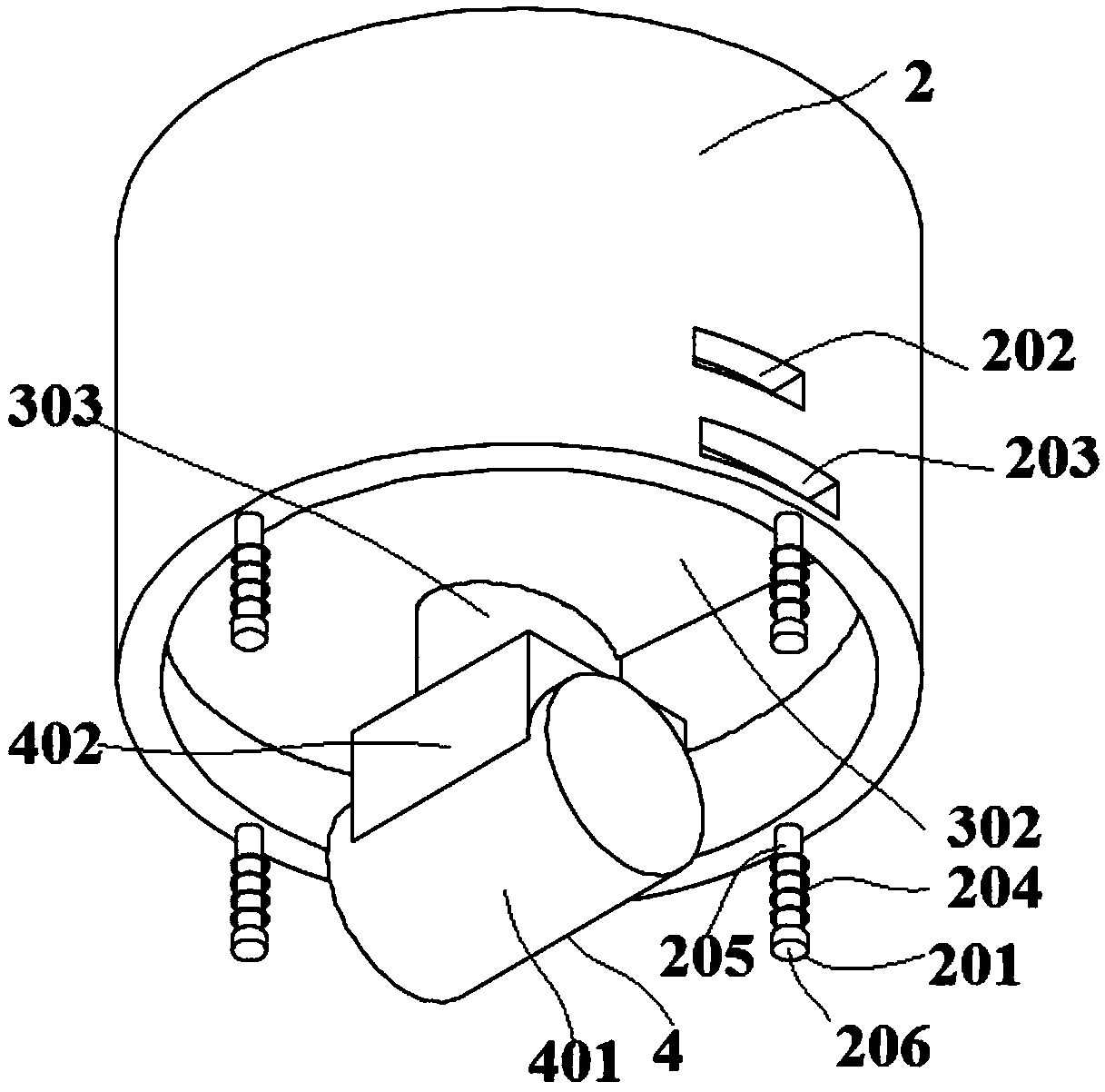 Double-layer spiral vibrating screen