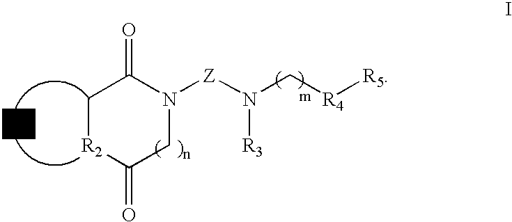 Cycloalkanedione derivatives, method for the production thereof and their pharmacological applications