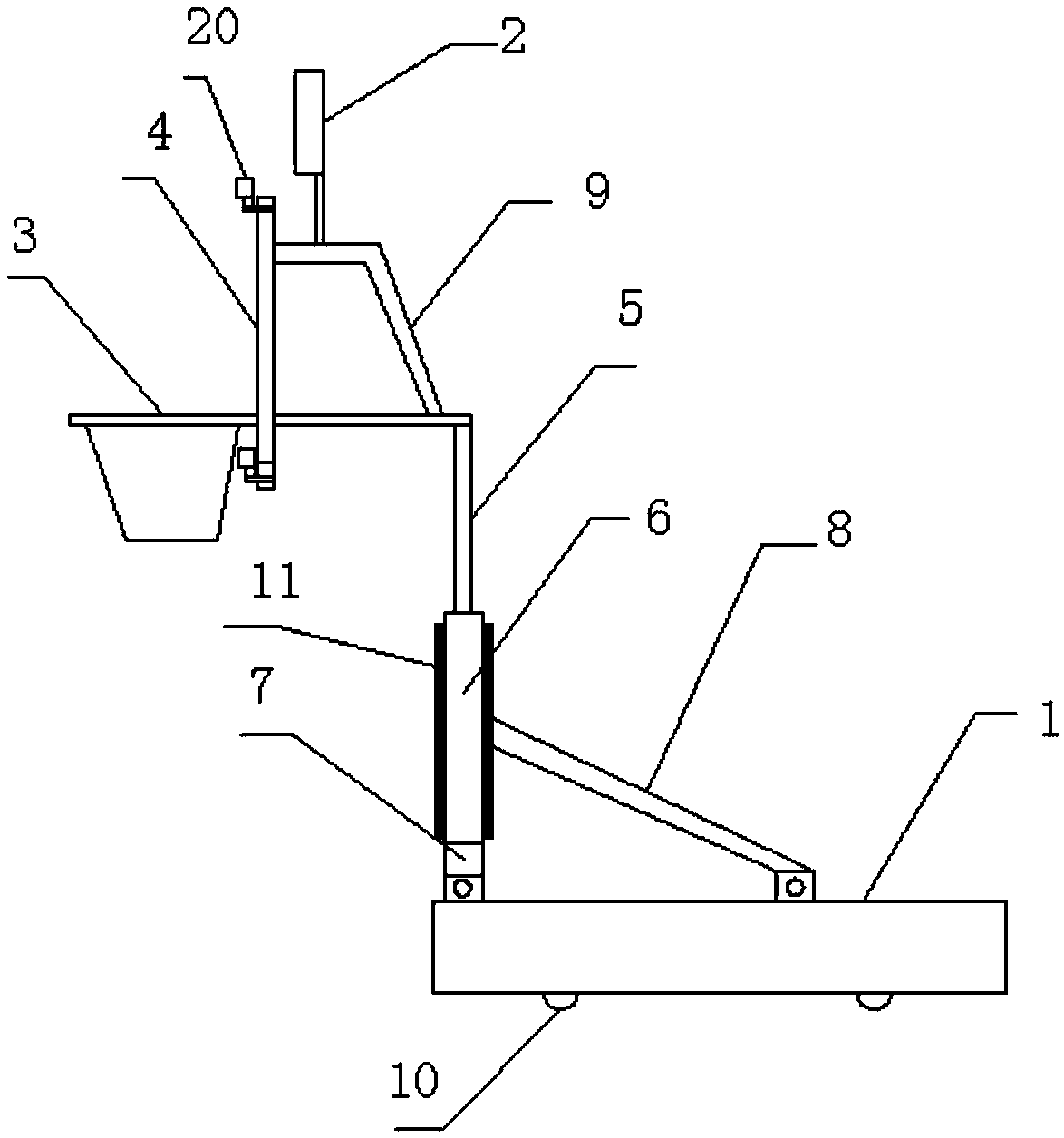 Multifunctional basketball rack specially used for games