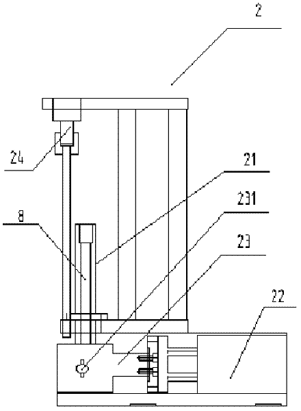 Automatic assembling line for water pen