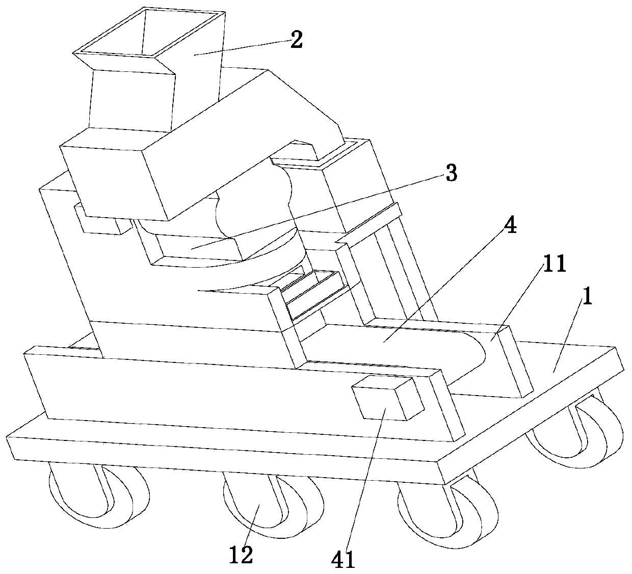 Pretreatment processing system for injection molding raw materials