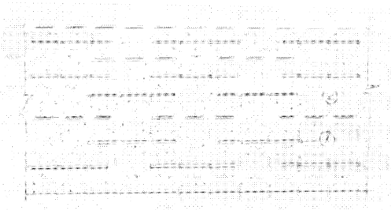 Stacked geogrid enhanced composite soil roadbed and side slope ecology protection structure thereof