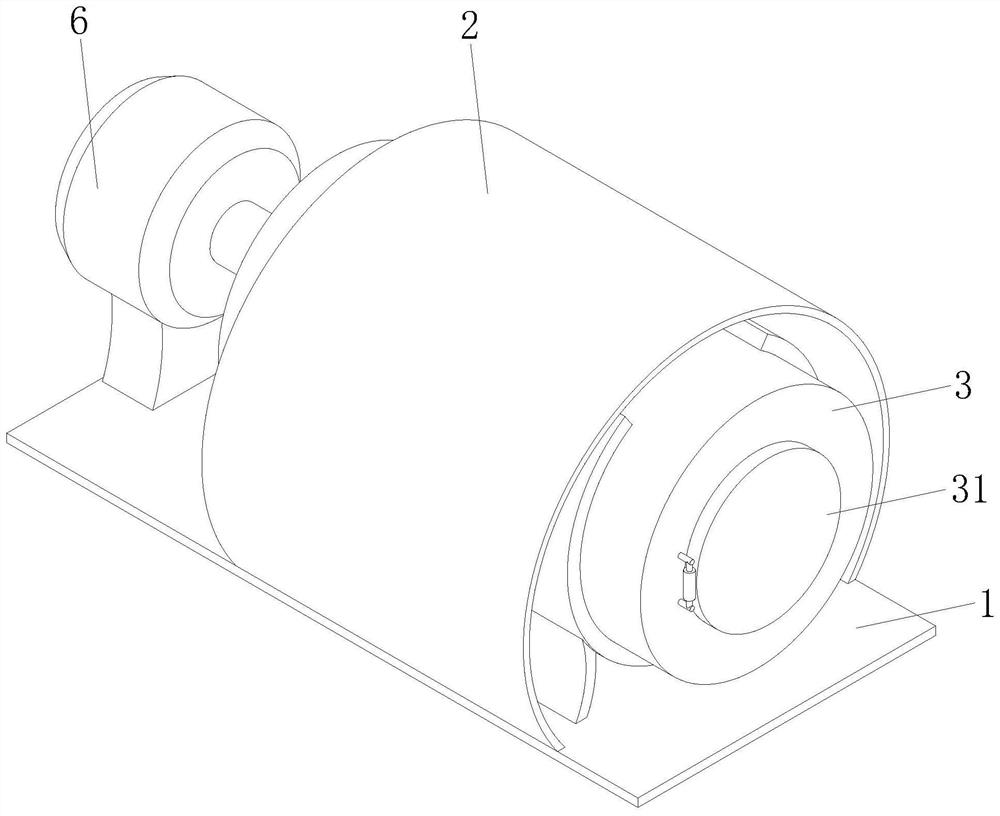 Drying device for fertilizer