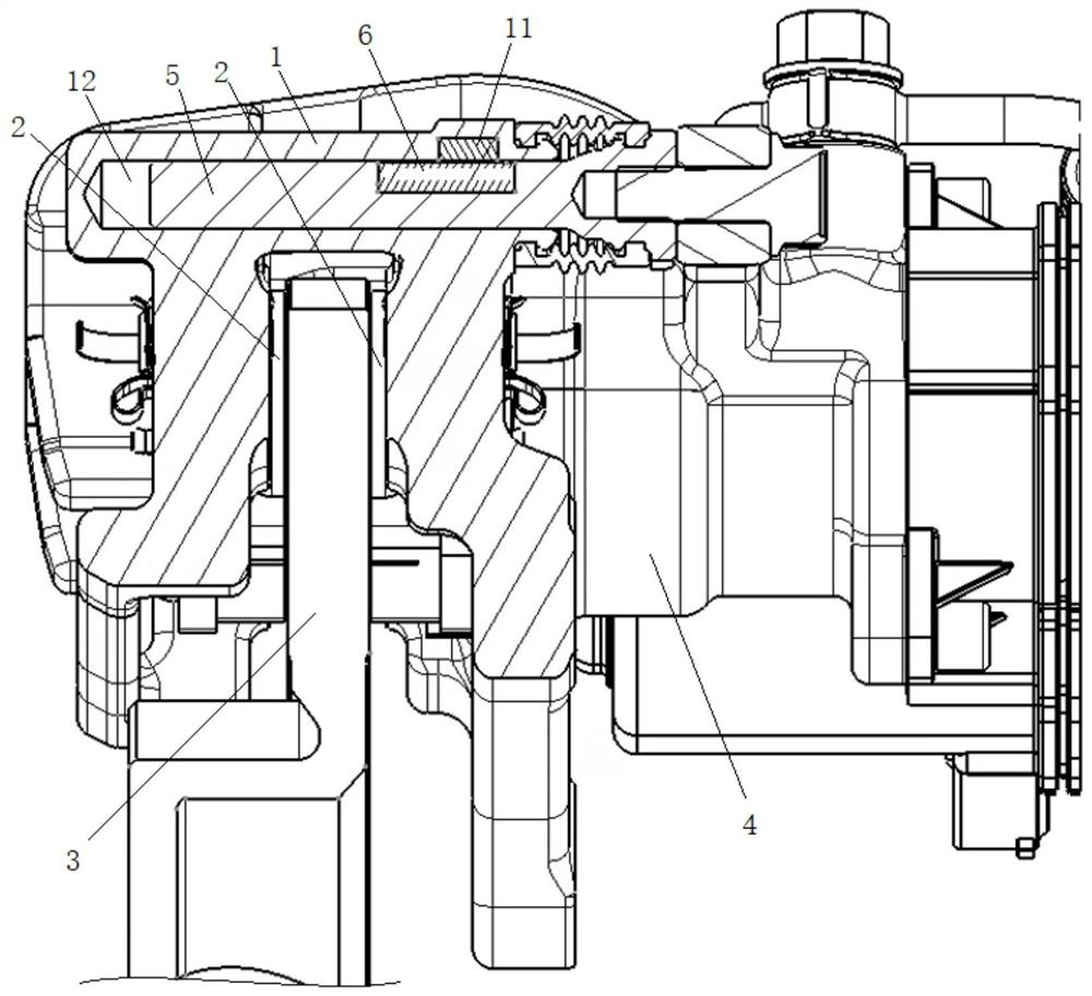 A floating caliper and braking method thereof