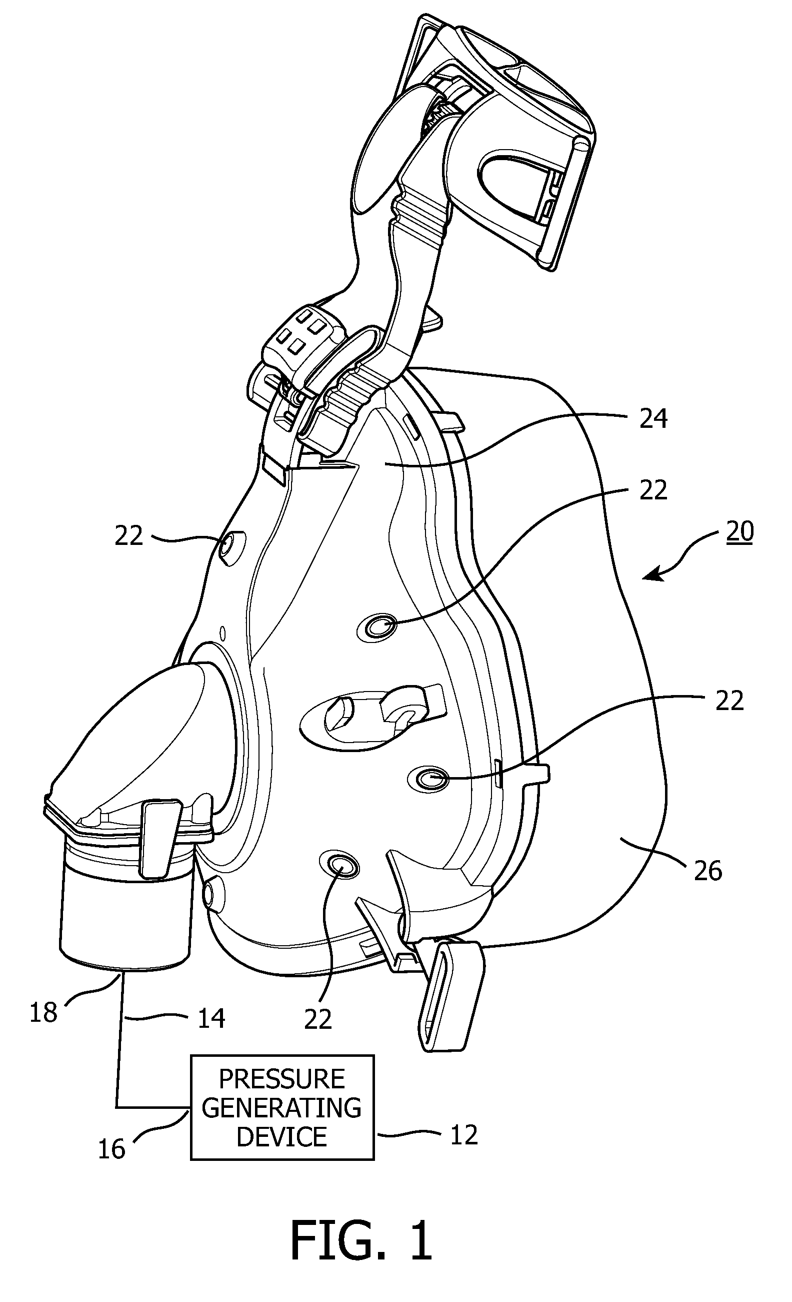 Exhalation port with built-in entrainment valve