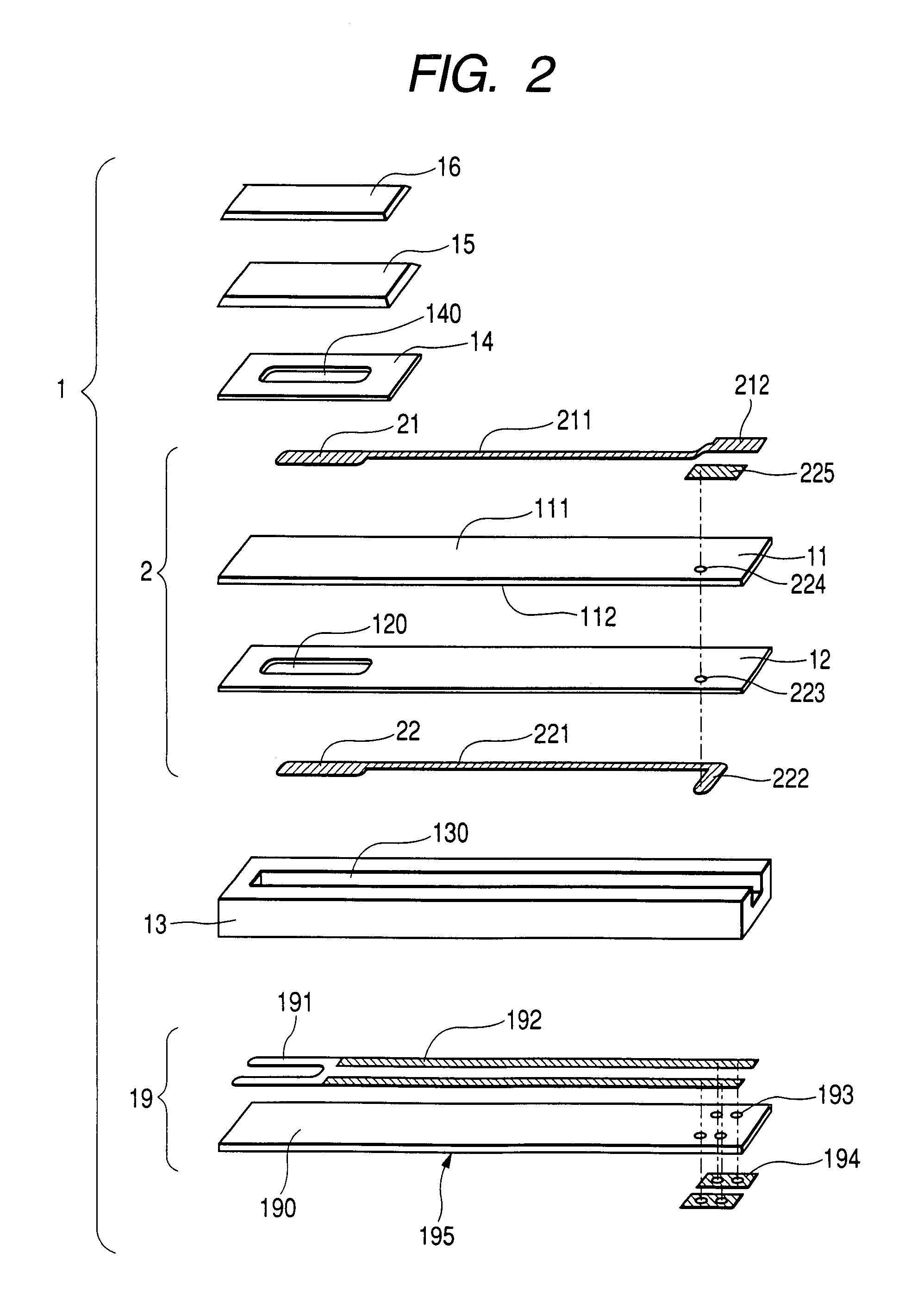 Quickly activatable structure of gas sensor element