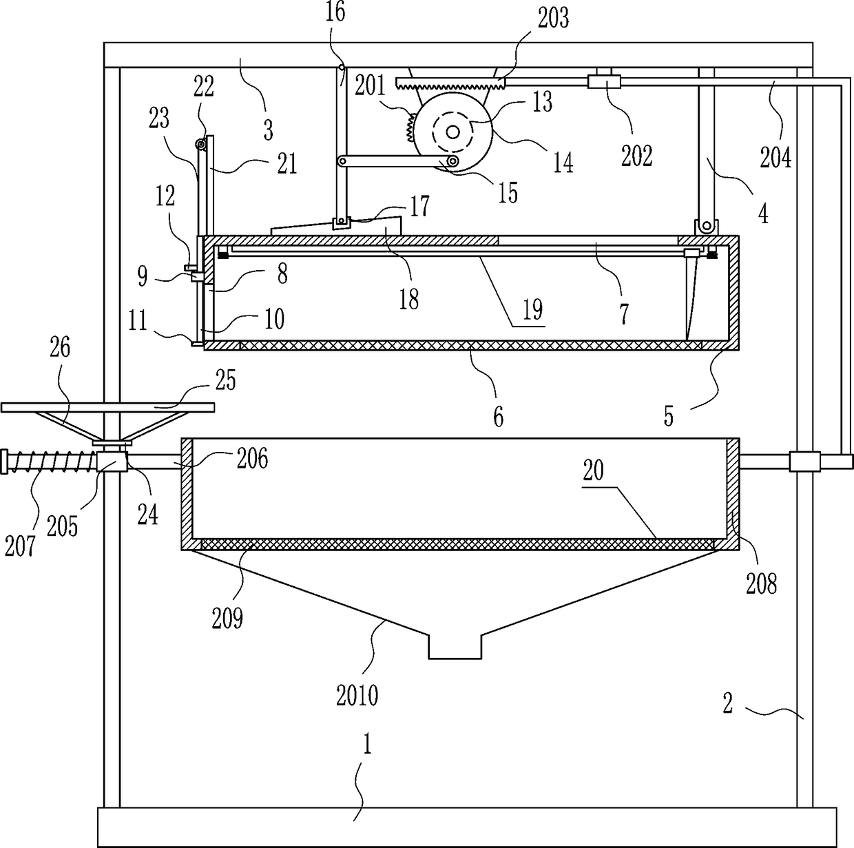 Agricultural soybean grading and screening equipment