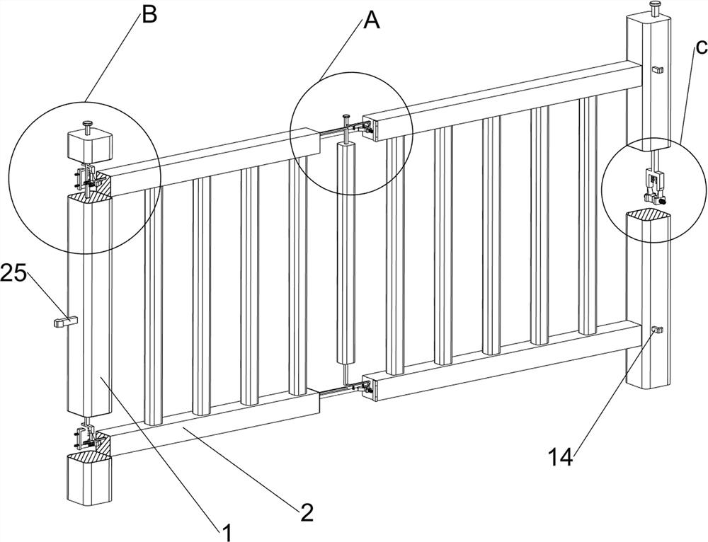 Foldable highway two-side protection equipment