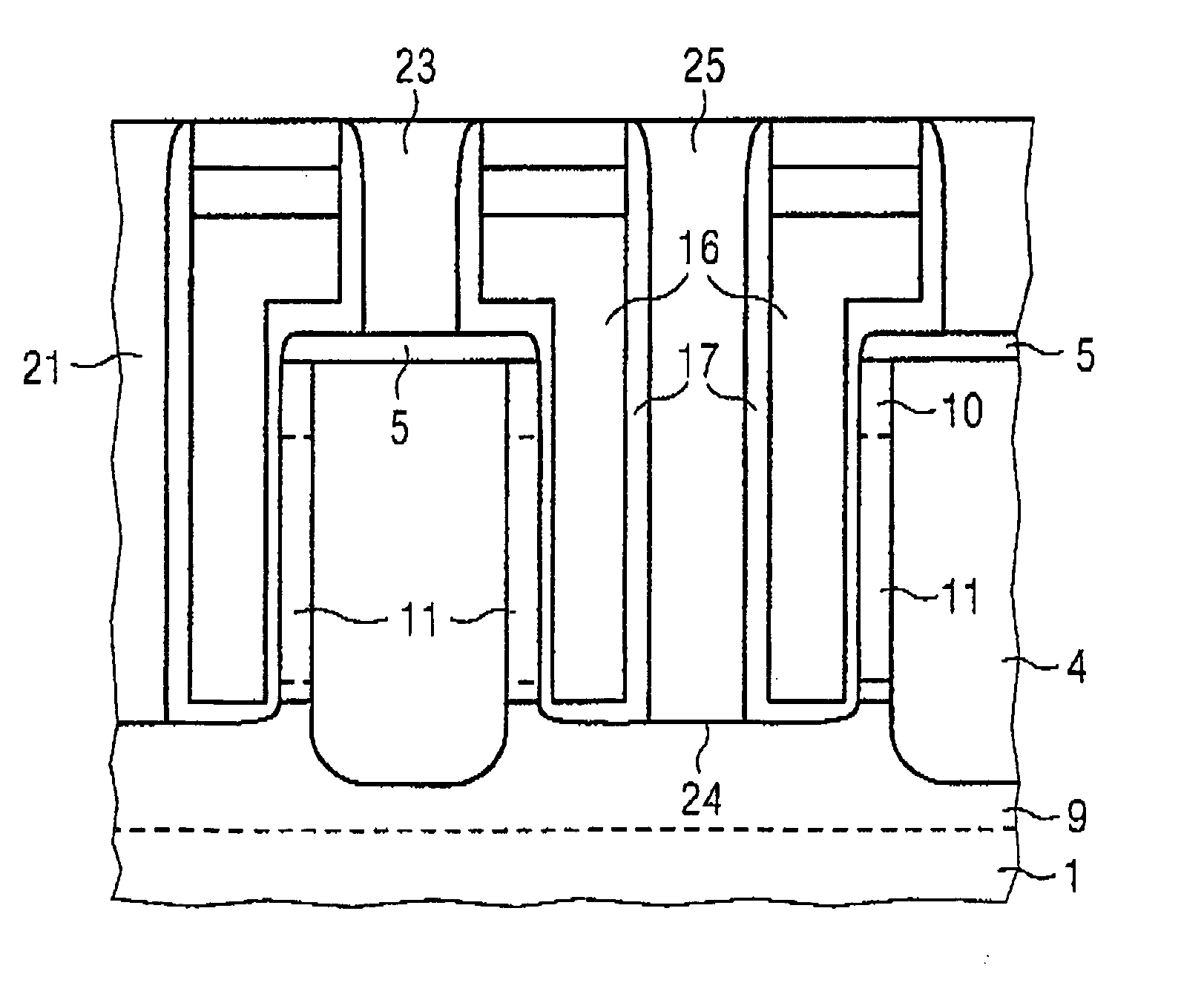 Capacitorless 1-transistor DRAM cell and fabrication method