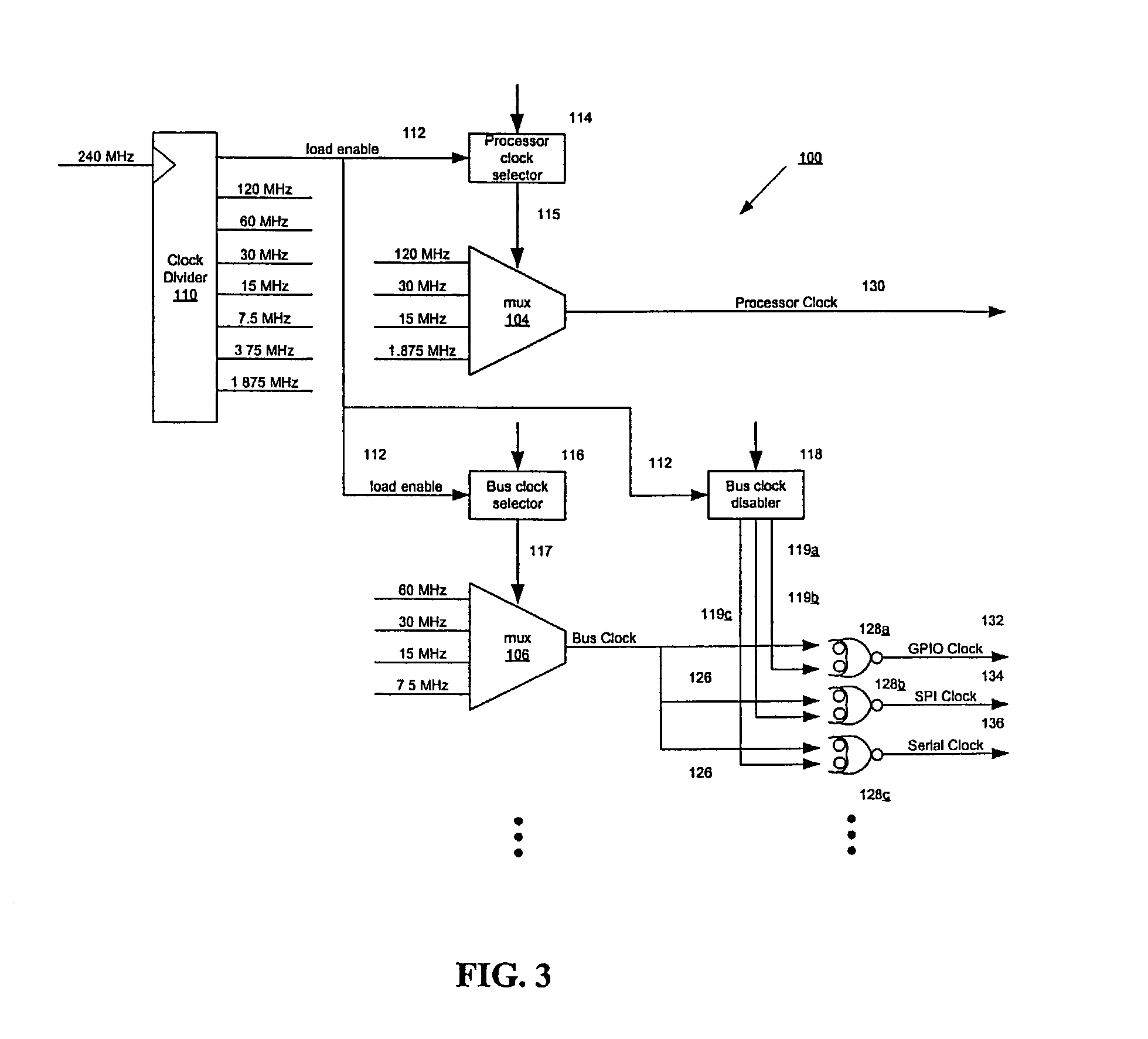 Device enumeration current reduction