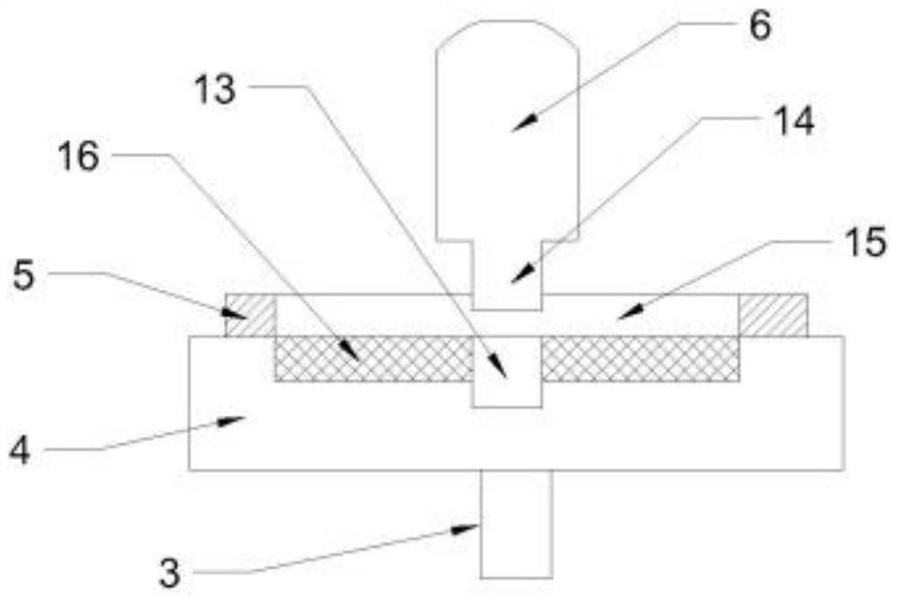 Polytetrafluoroethylene pipe flanging and hot-pressing device