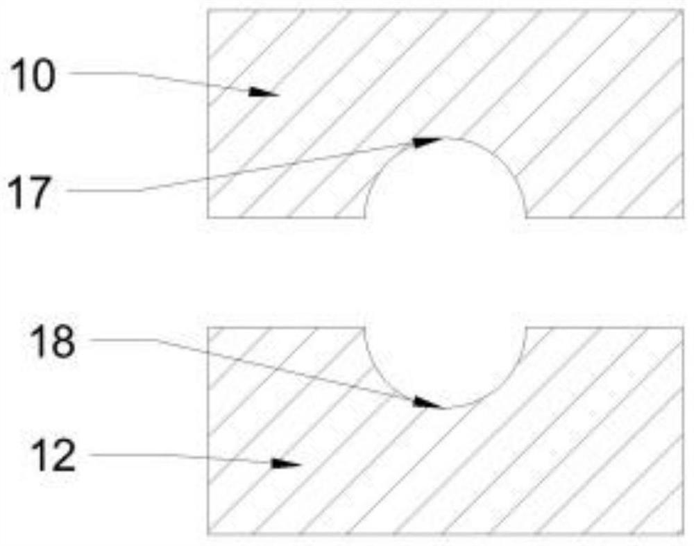 Polytetrafluoroethylene pipe flanging and hot-pressing device