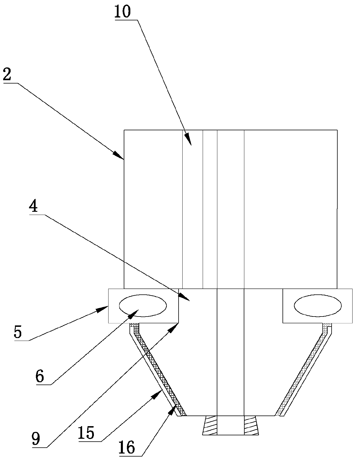 Cooling laser cutting head