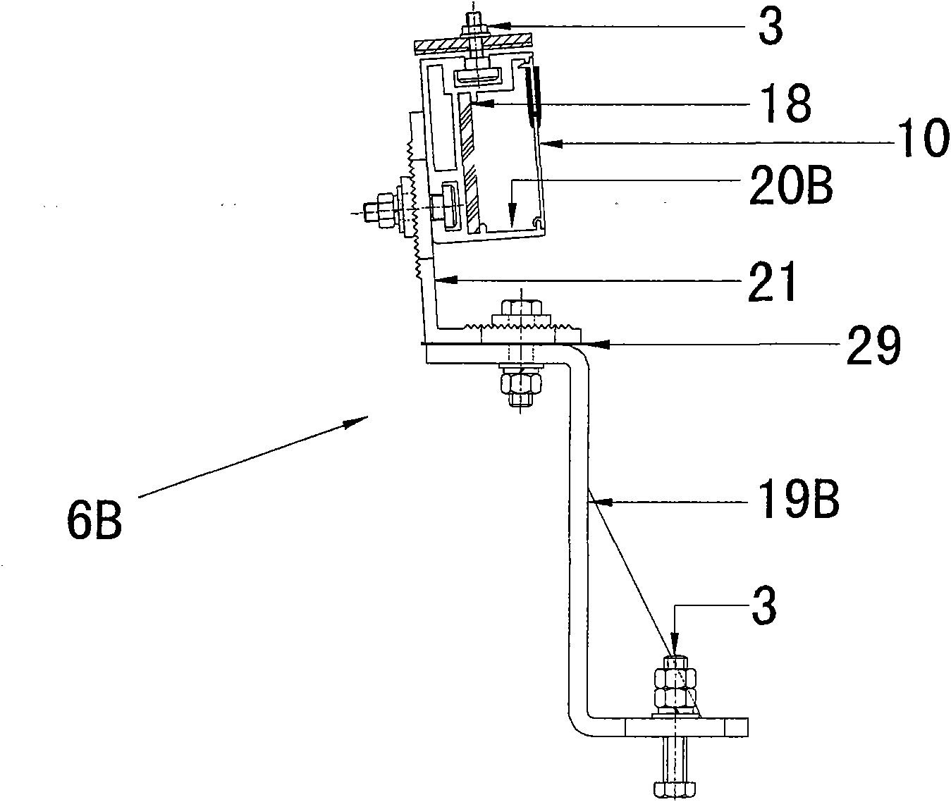 Supporting and connecting mechanism for photovoltaic module installation system and supporting system thereof