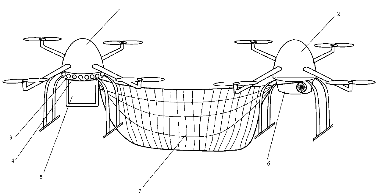 Control method of capture recovery device of unmanned aerial vehicle