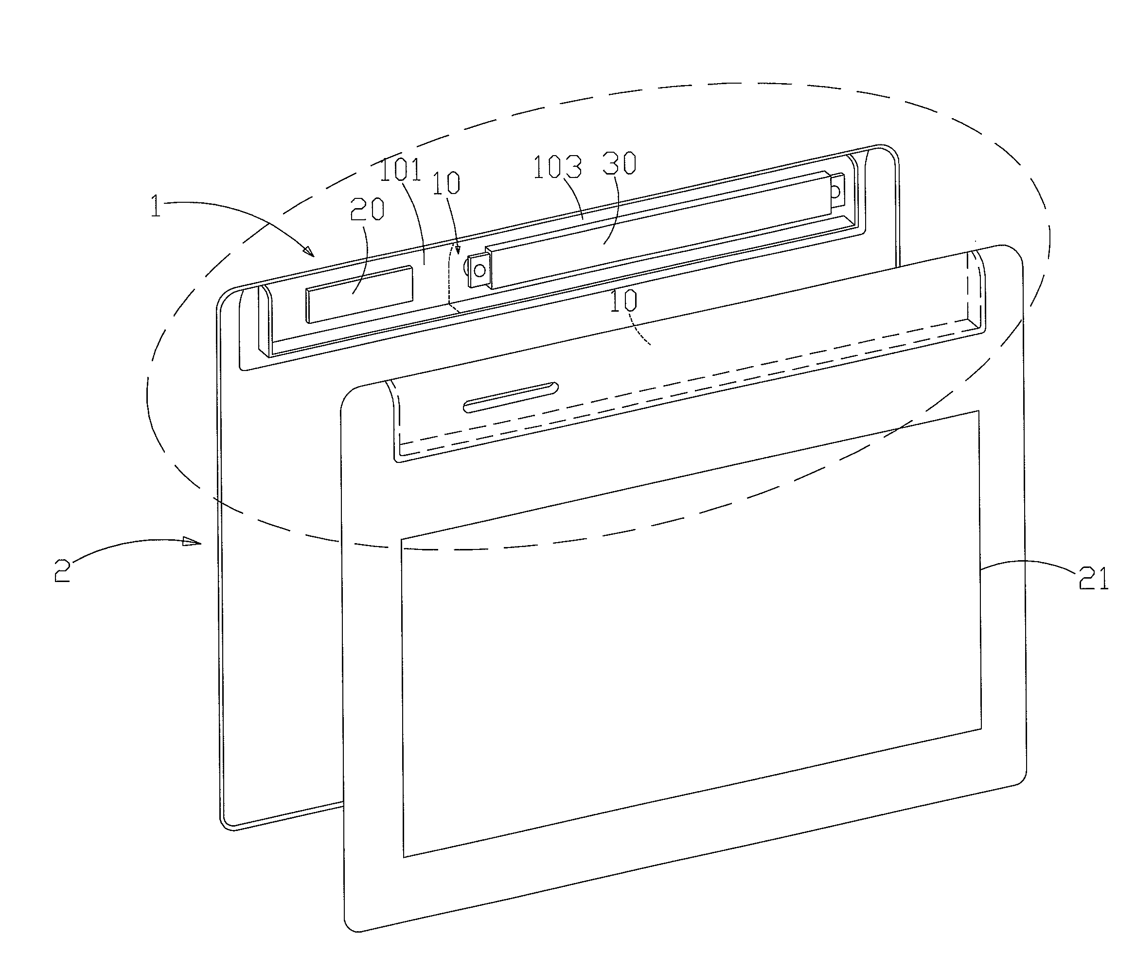 Sound box structure for electronic apparatus