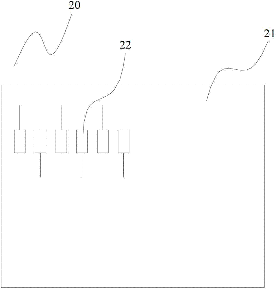 Printed circuit board for testing electric-resistant chemical migration performances