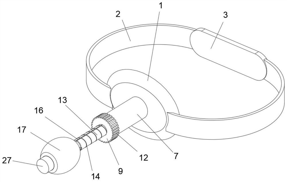 Telescopic dosing device for pneumology department