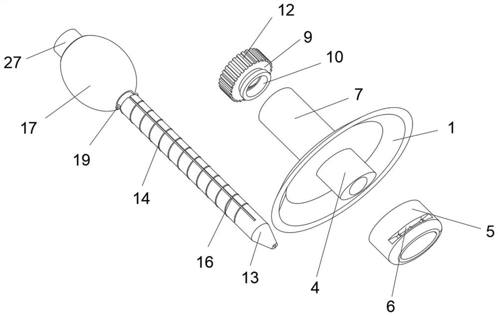 Telescopic dosing device for pneumology department