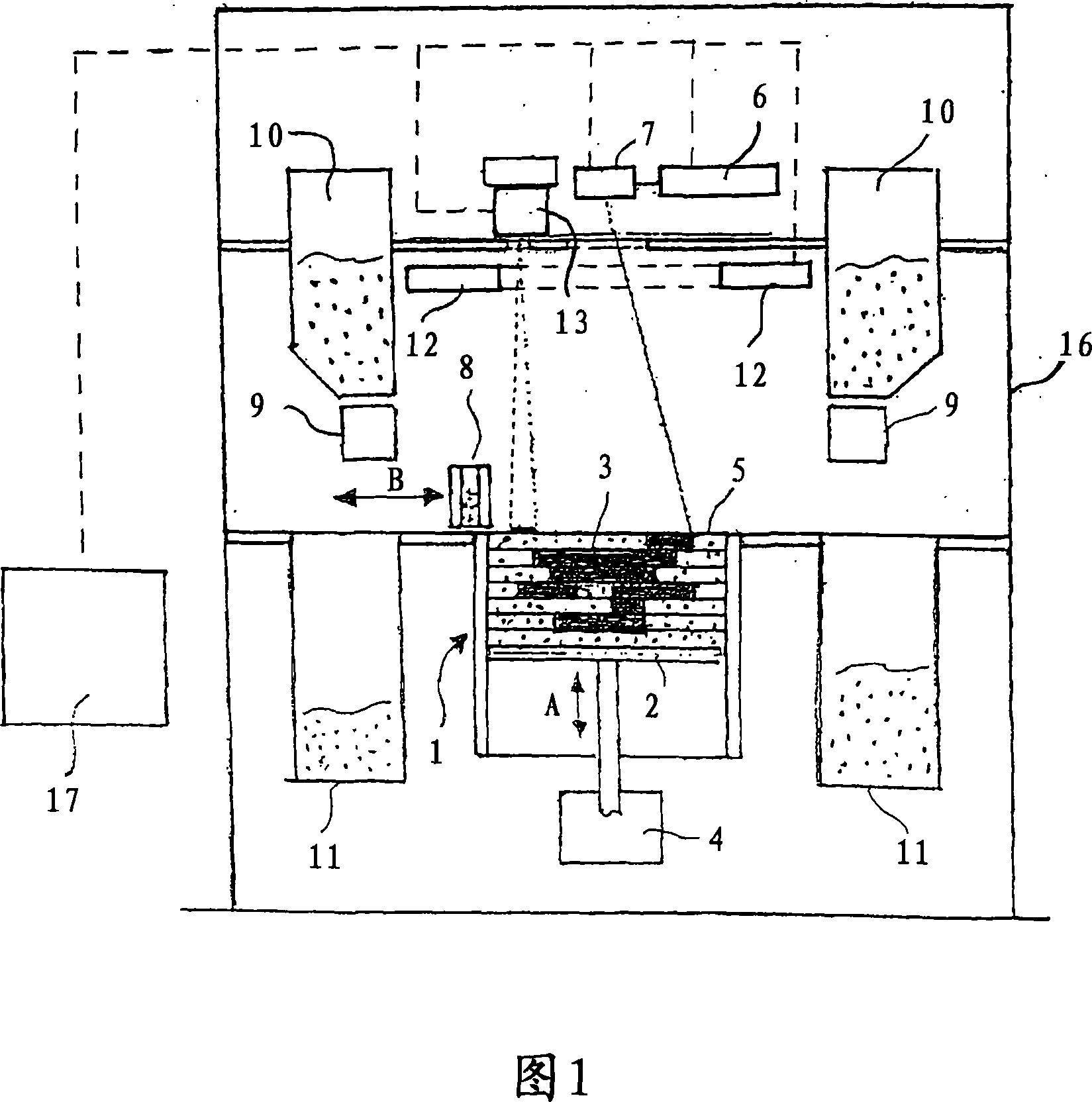 Radiant heater for heating the building material in a laser sintering device