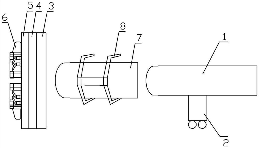 Horizontal cold deep drawing equipment for steel inner container of pressure vessel and cold deep drawing method thereof