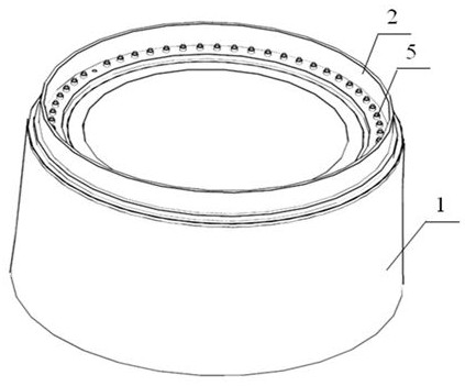 Method for replacing pre-embedded anchor bolt of concrete tower drum