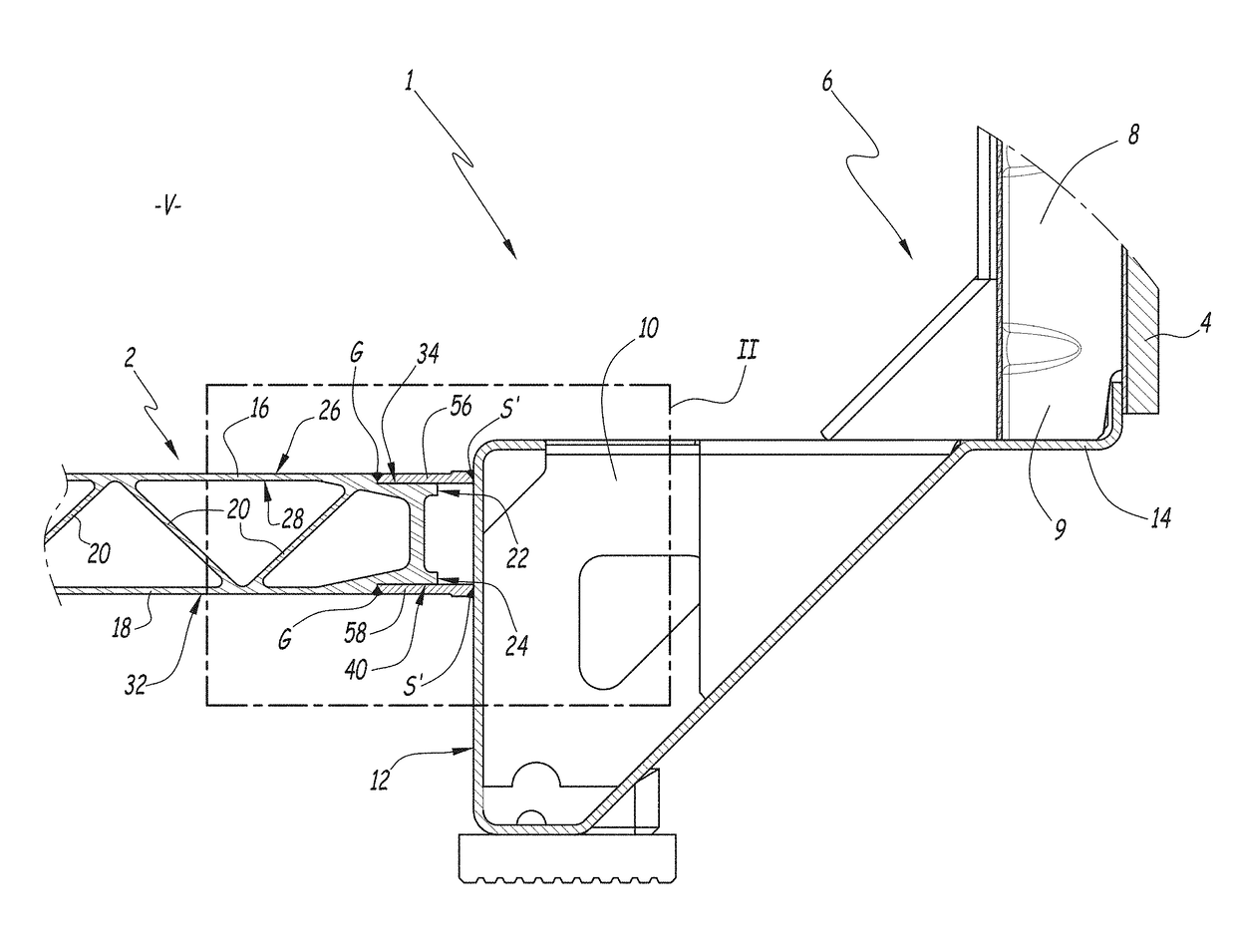 Railway vehicle body structure and manufacturing process thereof