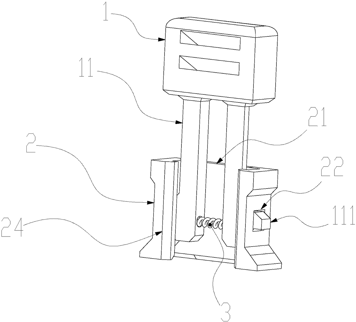 Lapped installation thread-off-proof release buckle and release buckle box