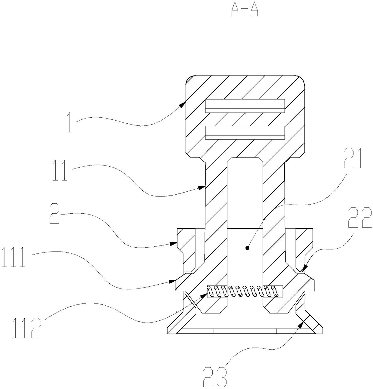 Lapped installation thread-off-proof release buckle and release buckle box