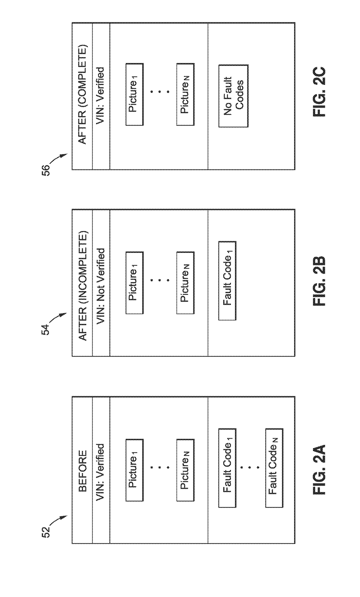 Vehicle repair shop pre-inspection and post-inspection verification system