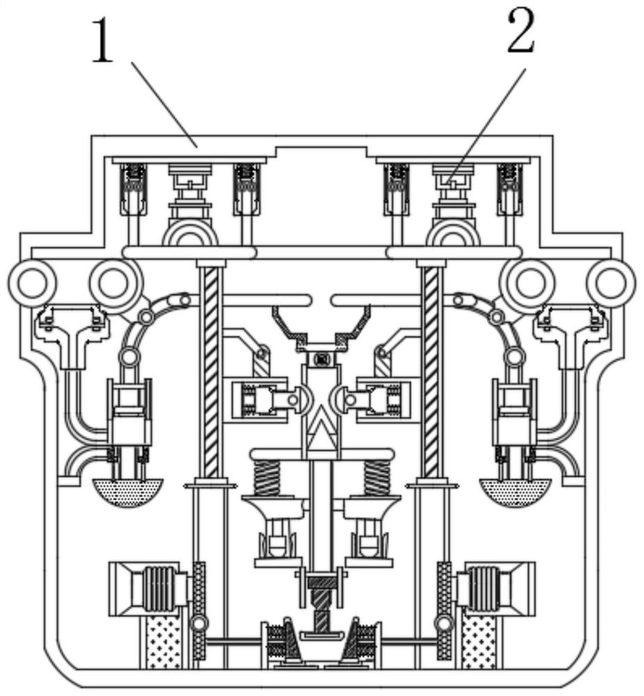 Paint spraying auxiliary mechanism capable of keeping paint spraying distance and avoiding sagging for hardware