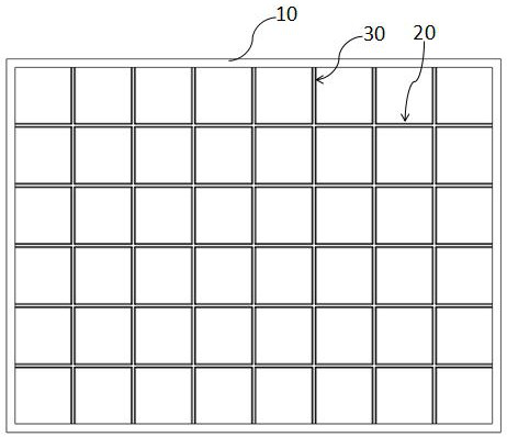 Method for measuring uniformity of icing grid and cloud and mist field