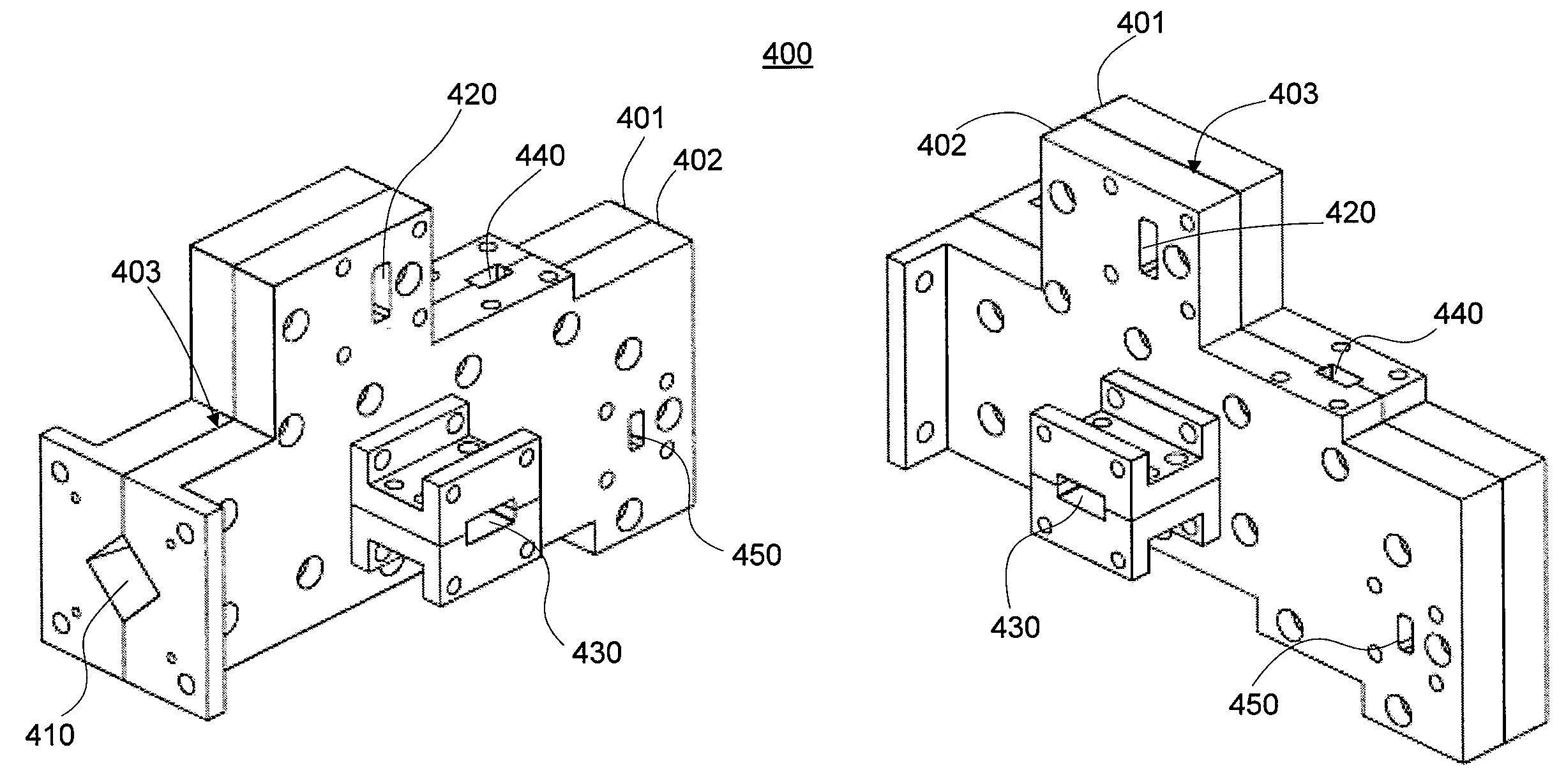 Molded orthomode transducer