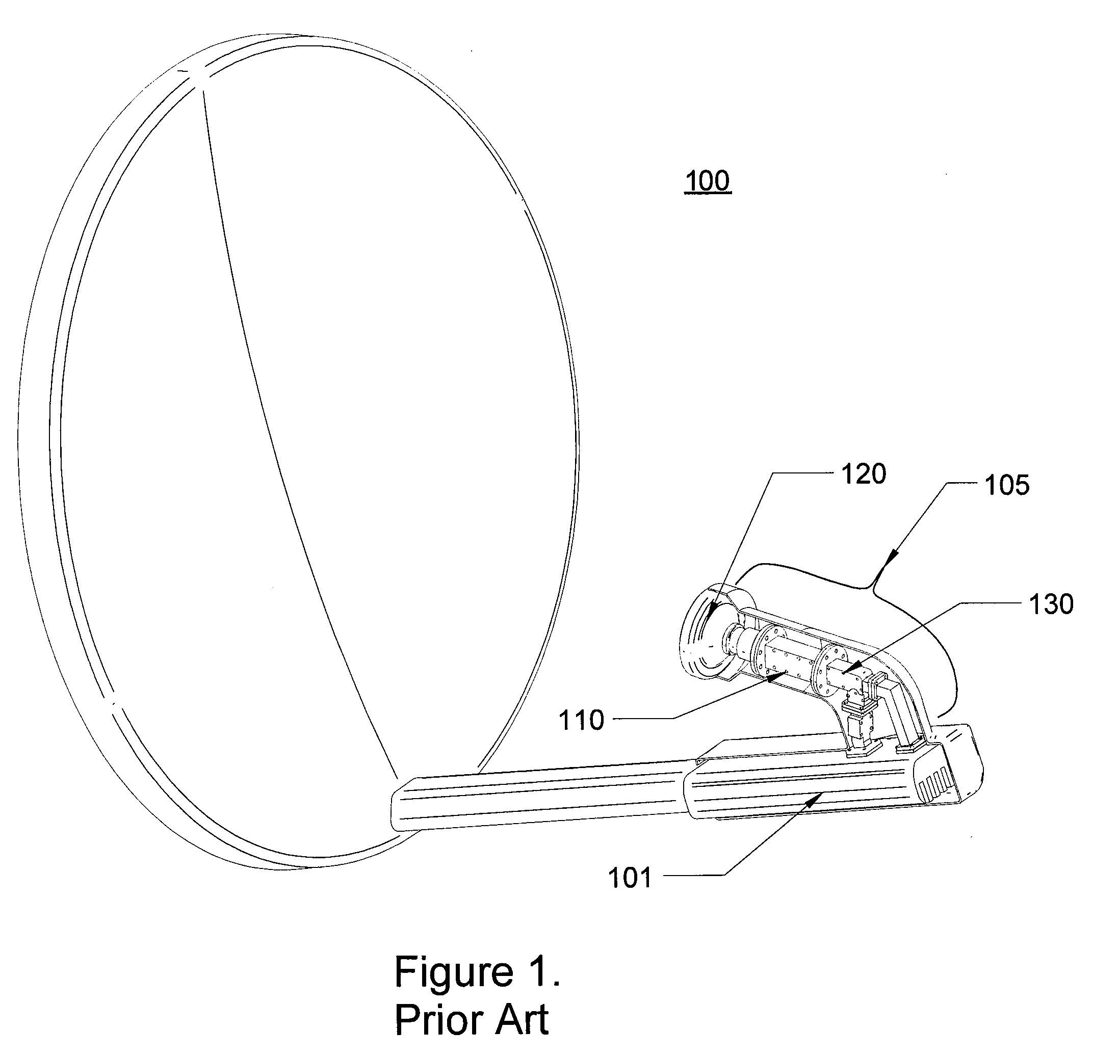 Molded orthomode transducer