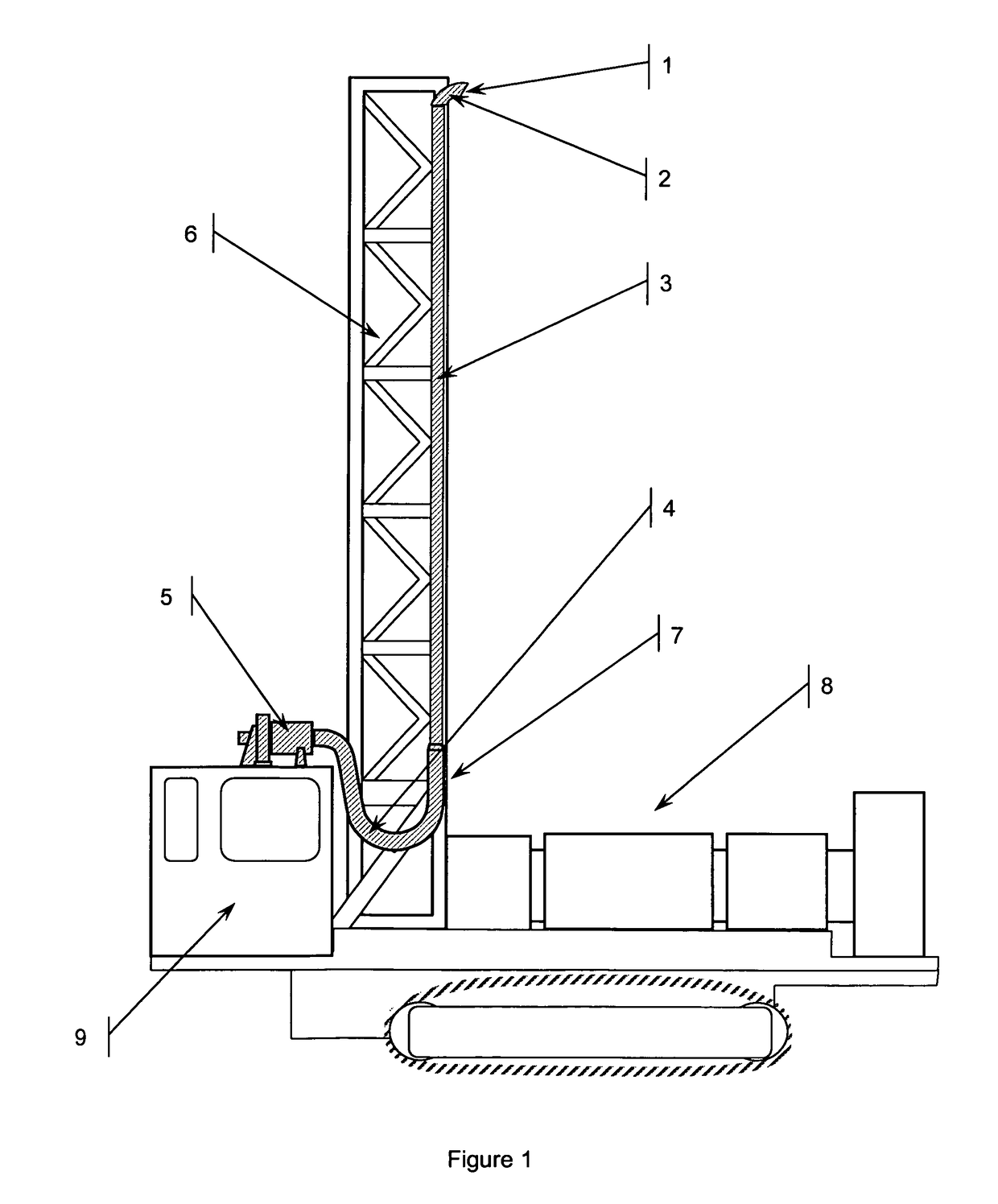 Fresh air intake system for overburden drills