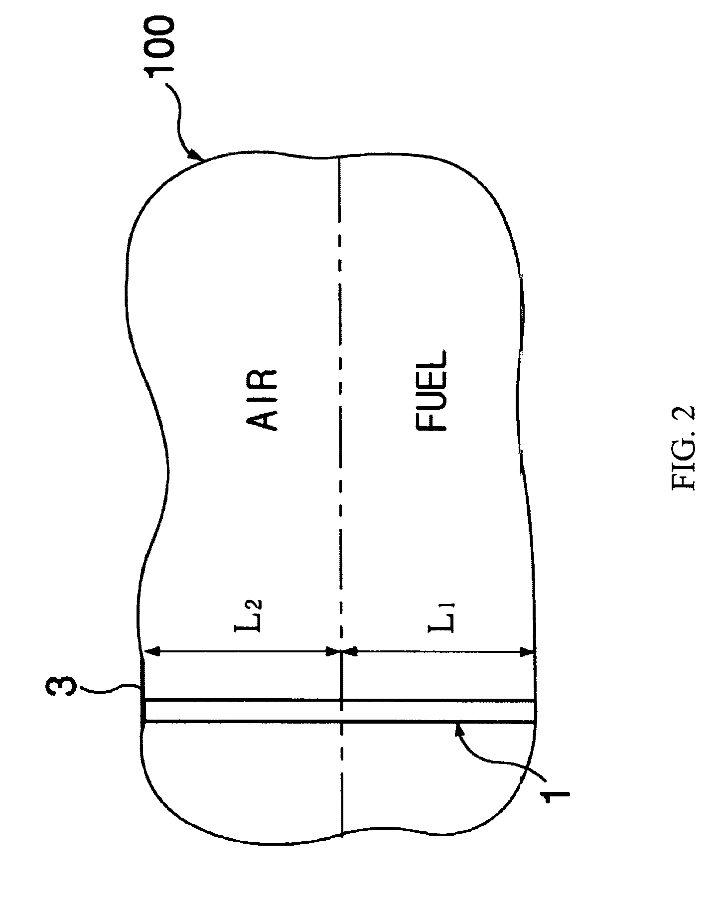 Apparatus and method for measuring the amount of fuel in a vehicle using transmission lines