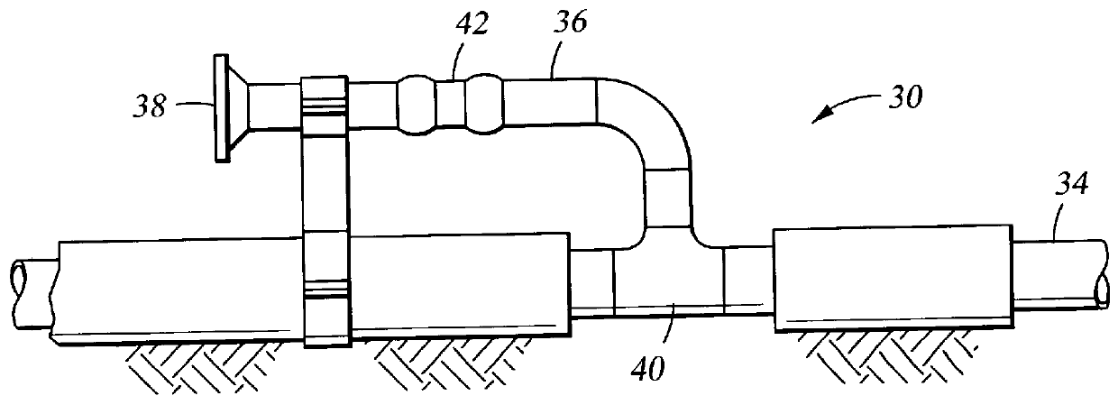 Rotating porch for subsea branch and termination pipeline connections