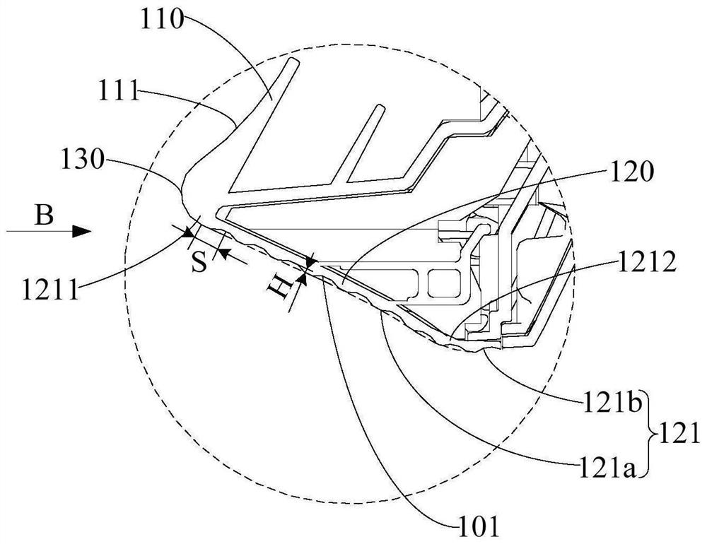 Worm tongue, air conditioner indoor unit and air conditioner