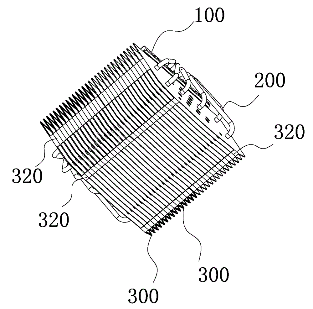 Integrated heat-pipe heat dissipating device