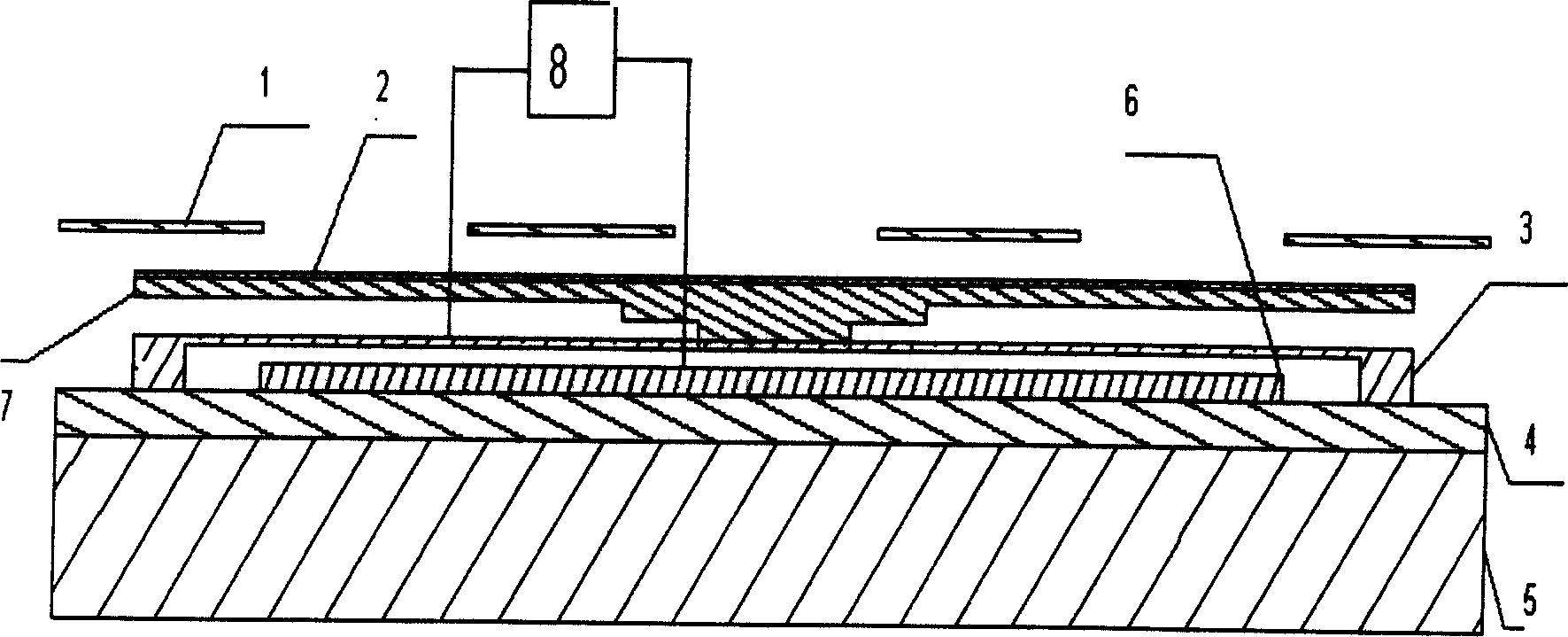 Raster optical modulator with translational reflective mirror and array thereof