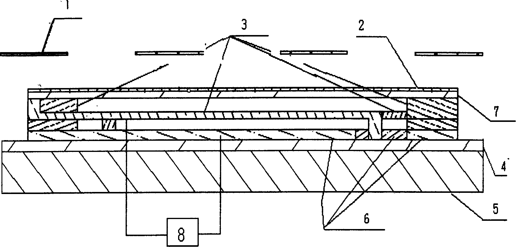 Raster optical modulator with translational reflective mirror and array thereof